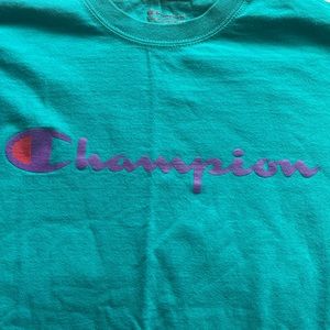 Champion Logo Long sleeve shirt <3